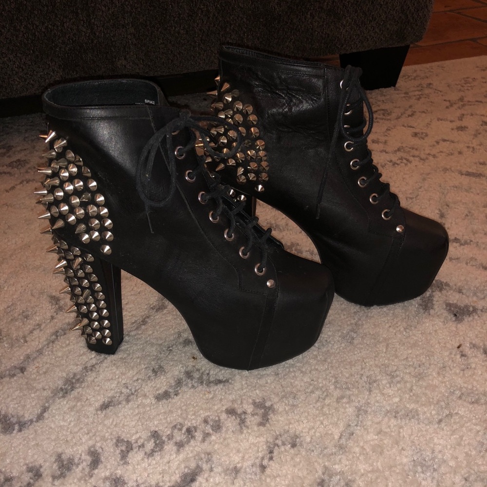 Jeffrey Campbell spiked Lita booties (worn once)